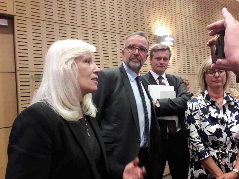 Iveta Radicova, en charge du corridore ferroviaire méditerranéen ( photo Enviscope.com)